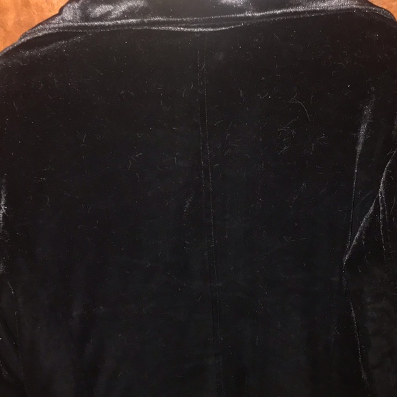 Velvet like biker jacket - Picture 6 of 6